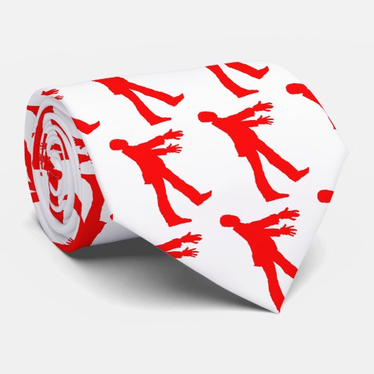 Zombie Necktie Stropdas (Opgerold)