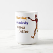 Zombie Needs Coffee Magische Mok (Midden)