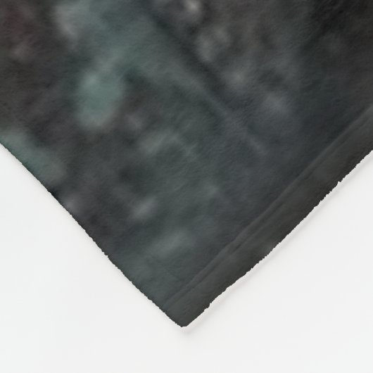 Zombie Night beroemd gemaakt door Creepy Fleece Deken (Hoek)