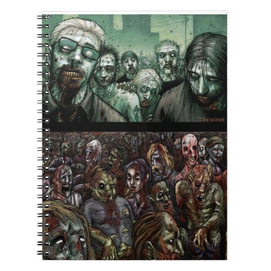 Zombie-notebook Notitieboek (Voorkant)