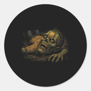 Zombie Npc Teag - Grappige Thee G Gamer Meme Hallo Ronde Sticker