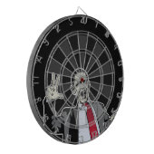 Zombie Obama Dart Board sets Dartbord (Voorkant Links)