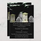 Zombie- of spookbruiloft kaart (Voorkant / Achterkant)