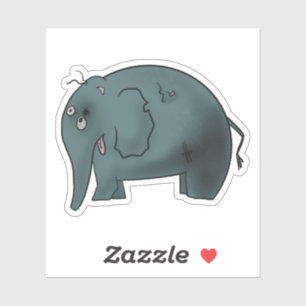 Zombie-olifant Sticker