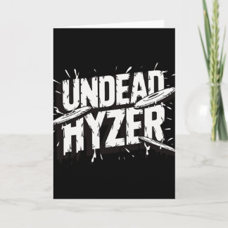 Zombie ondood Hyzer Grappige Disc Golf Zombie Lief Kaart