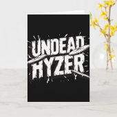 Zombie ondood Hyzer Grappige Disc Golf Zombie Lief Kaart (Gele Bloem)