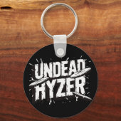 Zombie ondood Hyzer Grappige Disc Golf Zombie Lief Sleutelhanger (Voorkant)