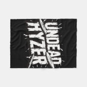 Zombie ondood Hyzer Grappige Discgolf Zombie Liefh Fleece Deken (Voorkant (Horizontaal))