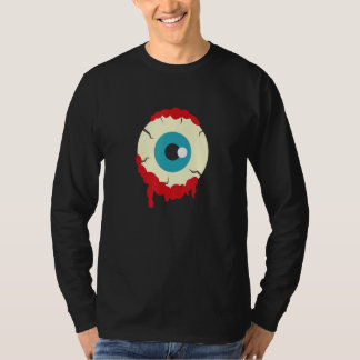 Zombie Oogbal Griezelige Halloween Verschrikkelijk T-shirt
