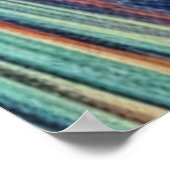 Zombie op de brug | AI Art Poster (Hoek)