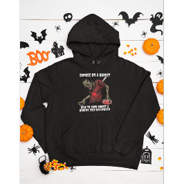 Zombie op een budget Halloween Hoodie