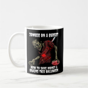 Zombie op een budget Halloween Koffiemok