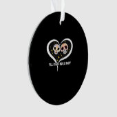 Zombie op het kerkhof - Till Death Do Us Part Ornament (voorkant)