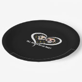 Zombie op het kerkhof - Till Death Do Us Part Papieren Bordje (Gekanteld)