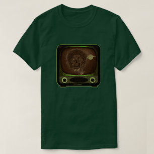Zombie op tv - 2 t-shirt