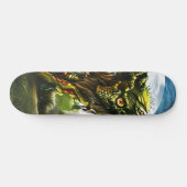 Zombie Opkomende Vollemaan Kerkhof Persoonlijk Skateboard (Horizontaal)