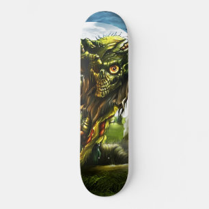 Zombie Opkomende Vollemaan Kerkhof Persoonlijk Skateboard