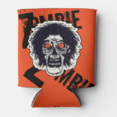 Zombie- Oranje ogen Blikjeskoeler (Voorkant)
