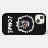 ZOMBIE Oranje ogen iPhone Hoesje (Achterkant horizontaal)