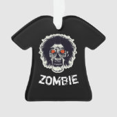 ZOMBIE oranje ogen Ornament (voorkant)