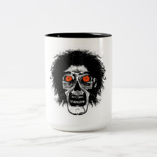 ZOMBIE Oranje Ogen Tweekleurige Koffiemok