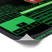 Zombie Outbreak Battle Field Management System Poster (Hoek)