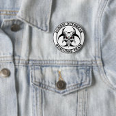 Zombie Outbreak Biohazard Demon Ronde Button 5,7 Cm (In situ)