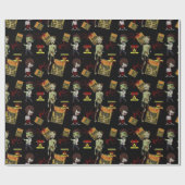 Zombie Outbreak Patroon Cadeaupapier (Vlak)