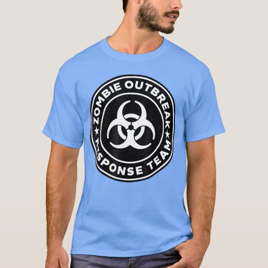 Zombie Outbreak Response Apocalypse gift T-shirt (Voorkant)