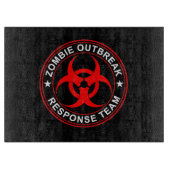 Zombie Outbreak Response Cutting Board walkers Snijplank (Voorkant)