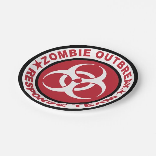 Zombie Outbreak Response Team 7 Inch Paper Bord (Gekanteld)