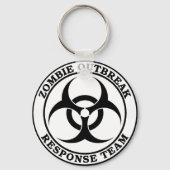 Zombie Outbreak Response Team (Biohazard) Sleutelhanger (Voorkant)