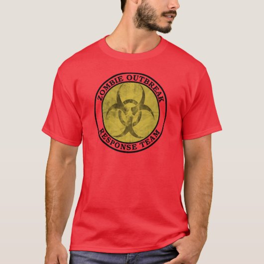 Zombie Outbreak Response Team (Biohazard) T-shirt (Voorkant)