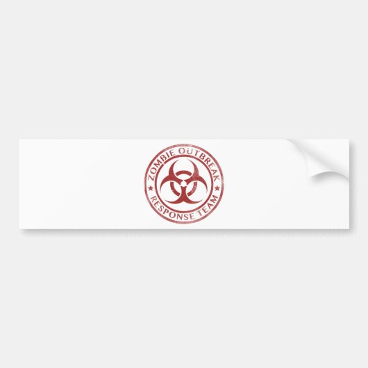 Zombie Outbreak Response Team Bumpersticker (Voorkant)