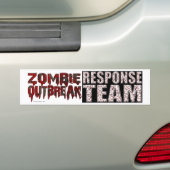 Zombie Outbreak Response Team Bumpersticker (Op auto)