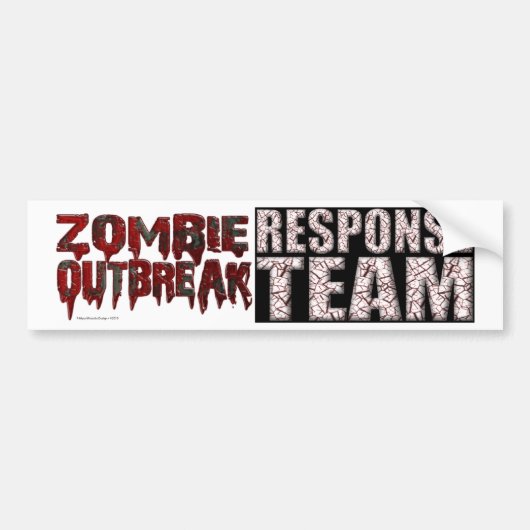Zombie Outbreak Response Team Bumpersticker (Voorkant)