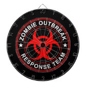Zombie Outbreak Response Team Dart Board Walking Dartbord (Voorkant)