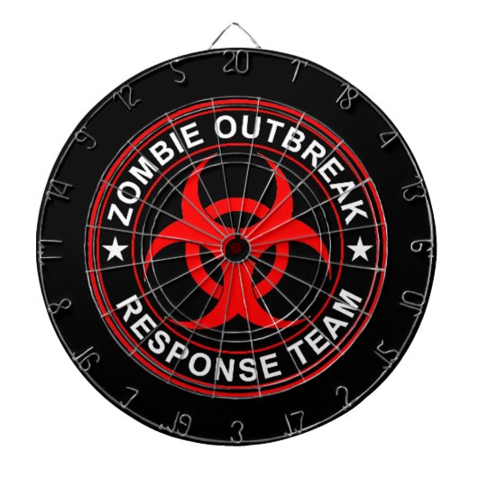 Zombie Outbreak Response Team Dart Board Walking Dartbord (Voorkant)