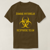 Zombie Outbreak Response Team Funny Halloween T-sh T-shirt (Design voorkant)