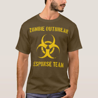Zombie Outbreak Response Team Funny Halloween T-sh T-shirt