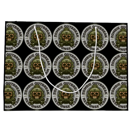 Zombie Outbreak Response Team Large Cadeautasje (Achterkant)