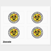 Zombie Outbreak Response Team Rechthoekige Sticker (Vel)