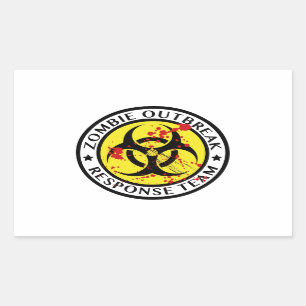 Zombie Outbreak Response Team Rechthoekige Sticker
