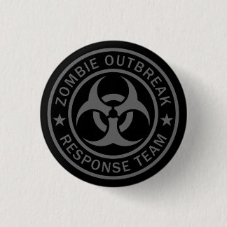 Zombie Outbreak Response Team Ronde Button 3,2 Cm