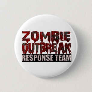 Zombie Outbreak Response Team Ronde Button 5,7 Cm