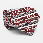 Zombie Outbreak Response Team Stropdas (Opgerold)