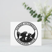 Zombie Outbreak Response Team (Zombie Hands) Briefkaart (Staand voorkant)