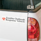 Zombie Outbreak Response Vehicle Bumpersticker (Op Truck)