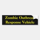 Zombie Outbreak Response Vehicle Bumpersticker (Voorkant)