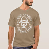 Zombie Outbreak Responseeam White Version boy T-shirt (Voorkant)